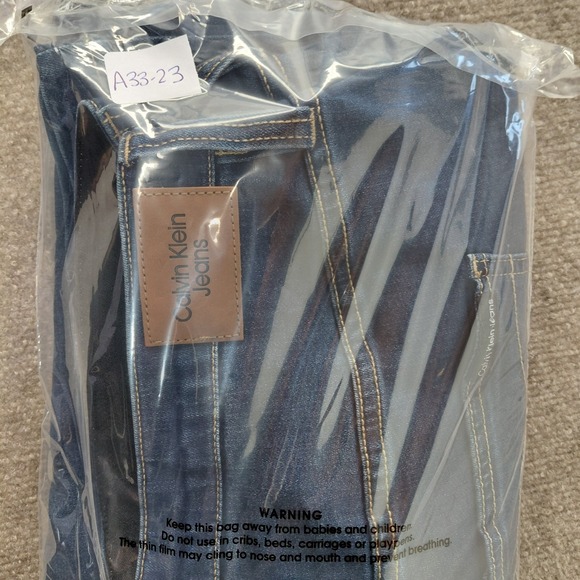 Calvin Klein Jeans High Rise Demi Boot Cut Women 20W Medium Wash Jeans 40x30 NEW - Picture 12 of 12